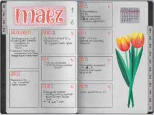 Bullet Journal März