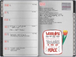Bullet Journal März