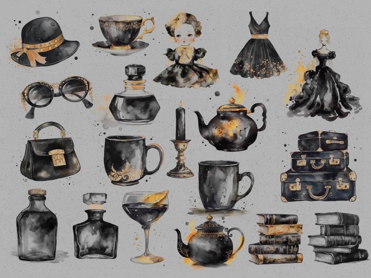 digitales Stickerset Blackwater Treasures