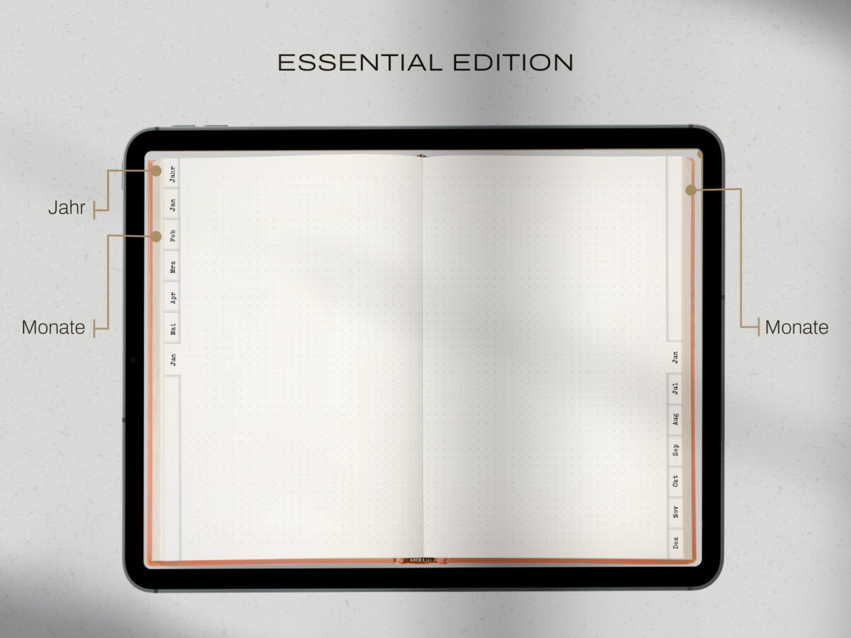 digital Journal Pink Vintage ESSENTIAL by Vintage Piixel Journals