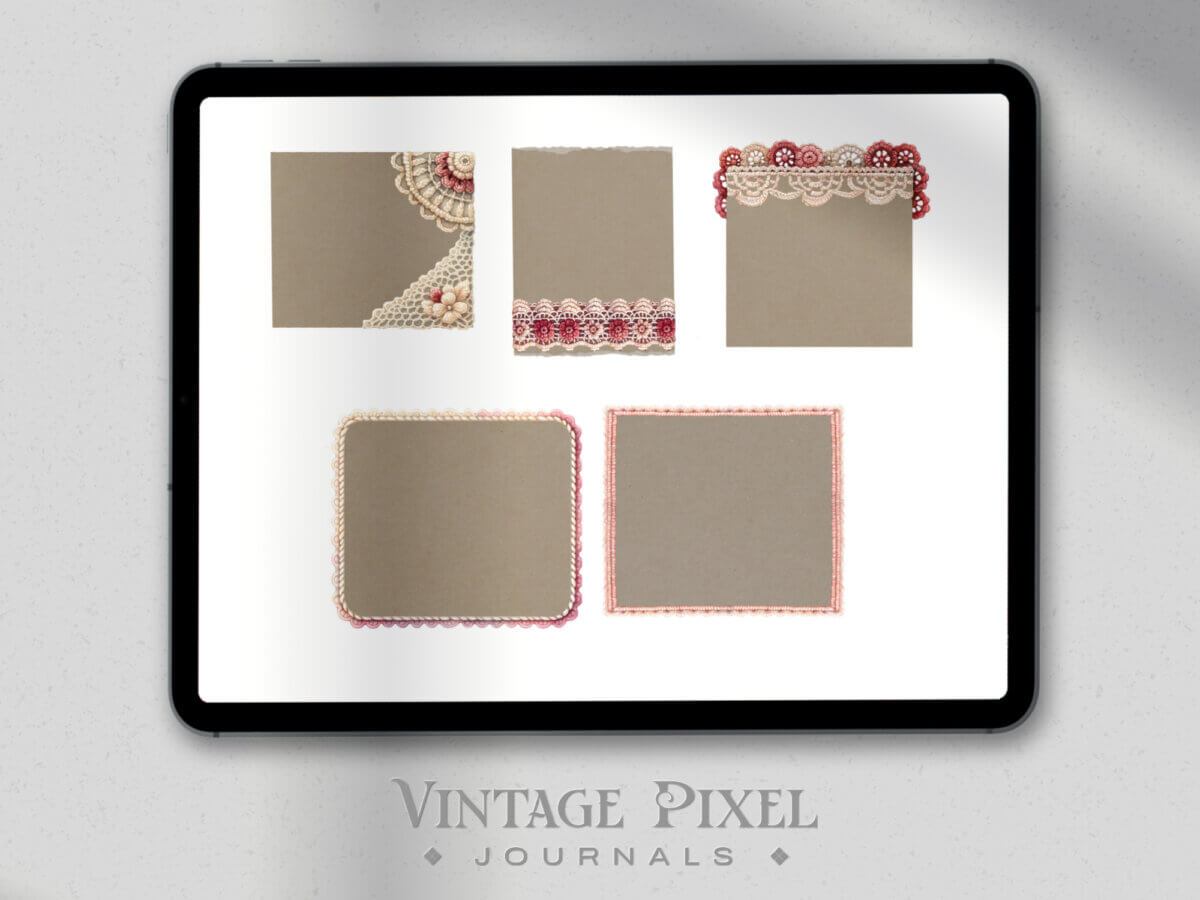 Digitales Stickerset Crochet Cuties