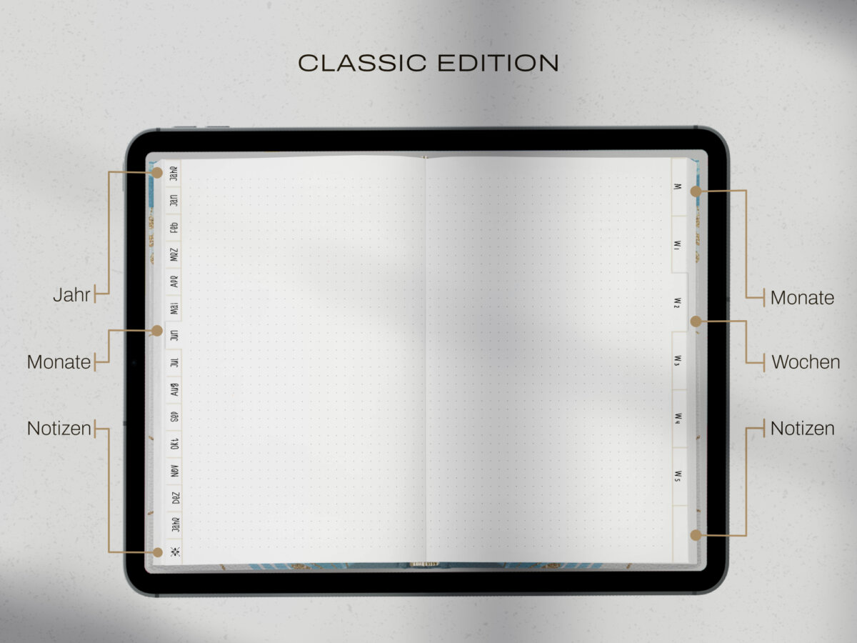 Digitales Bullet Journal "Summergreen" Classic Edition