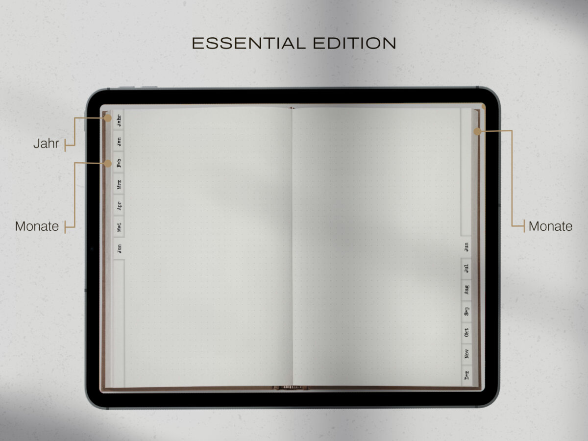 digital Journal Day and Night ESSENTIAL by Vintage Piixel Journals