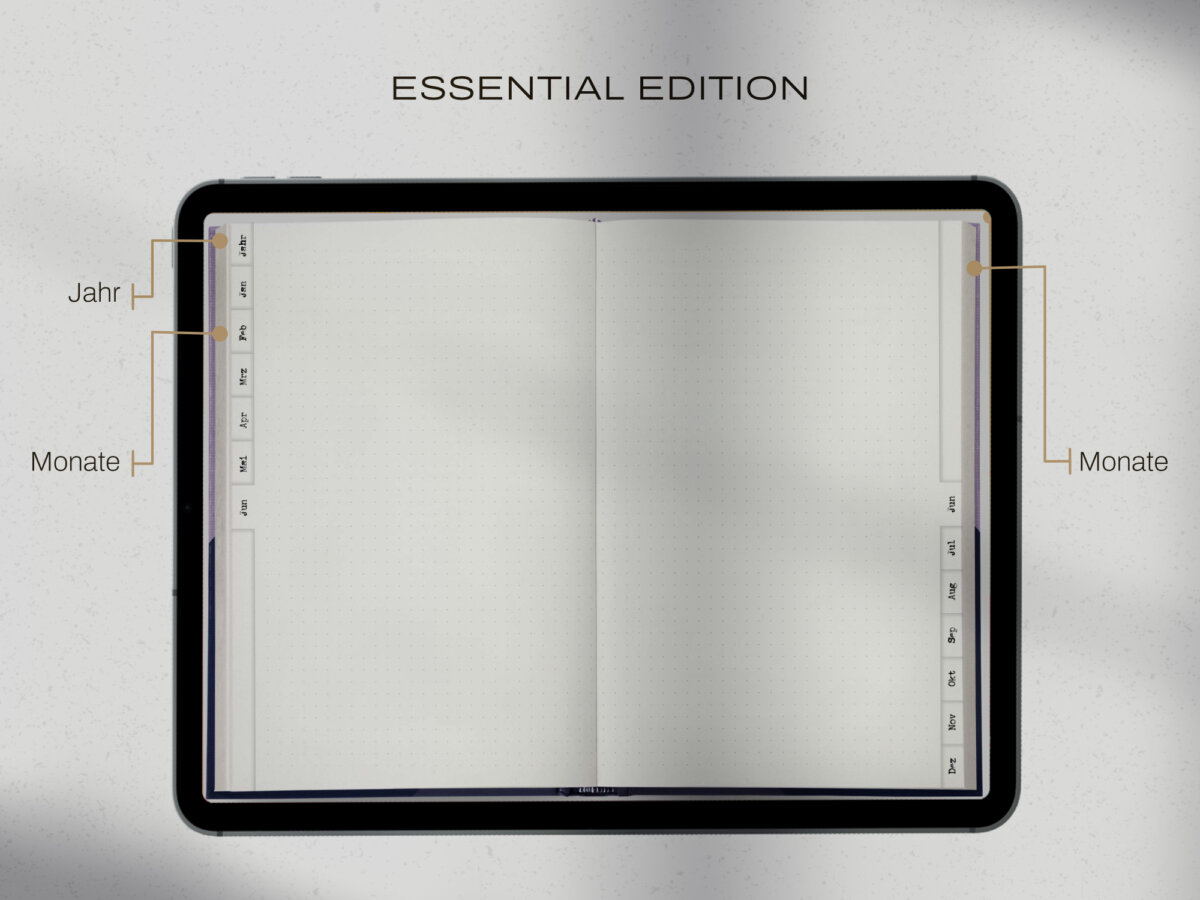 digital Journal ESSENTIAL by Vintage Piixel Journals