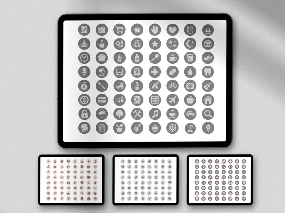 Vintage Pixel Journal Stickers