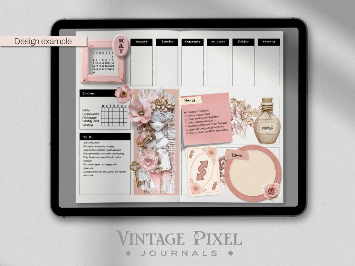 Digitales Stickerset Pink Positivity